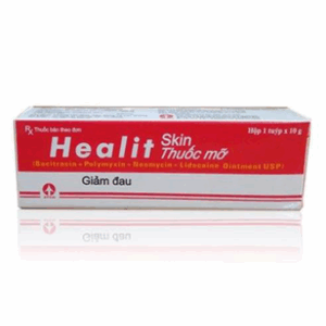 Thuốc mỡ Healit Skin Atco điều trị tại chỗ các nhiễm khuẩn trên da do các vi khuẩn nhạy cảm (10g)