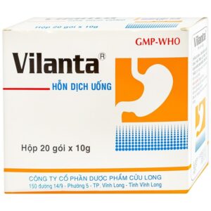 Thuốc Vilanta Pharimexco dịu triệu chứng ợ nóng, ợ chua (20 gói x 10g)