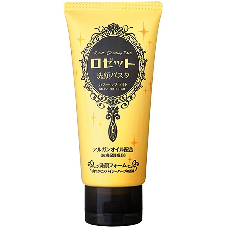 Sữa rửa mặt đất sét Rosette Ghassoul Bright giúp sáng da (120g)
