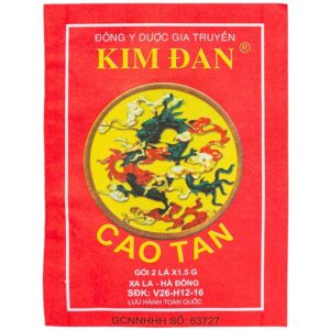 Miếng dán Cao Tan Kim Đan điều trị quai bị, viêm tấy (2 lá x 1.5g)