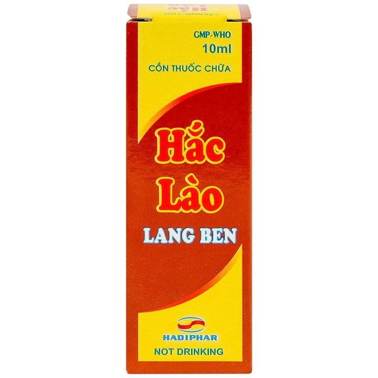 Cồn thuốc chữa Hắc Lào Lang Ben Hadiphar (10ml)