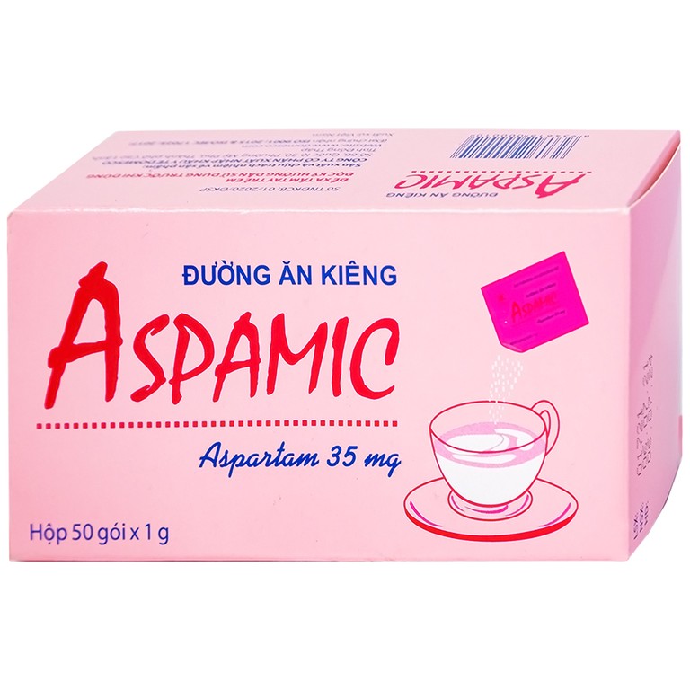 Đường Ăn Kiêng Aspamic Domesco (50 gói)
