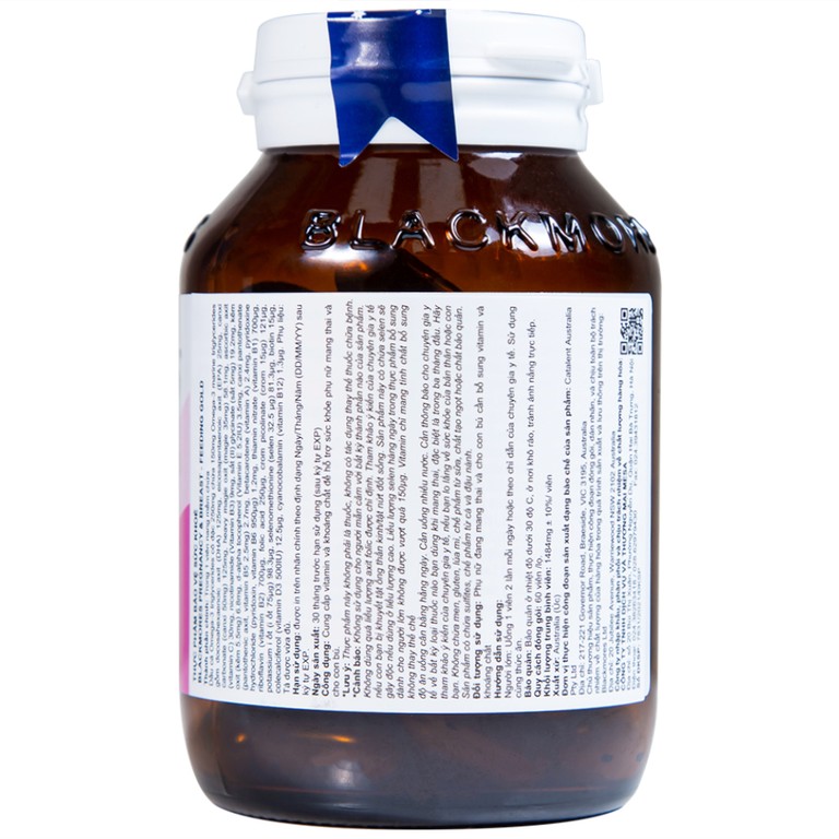 Viên uống Blackmores Pregnancy & Breast - Feeding Gold cung cấp vitamin và khoáng chất (60 viên)