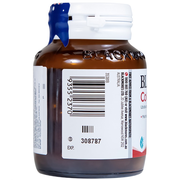Viên uống Blackmores CoQ10 150mg hỗ trợ chống oxy hóa và duy trì sức khỏe tim (30 viên)