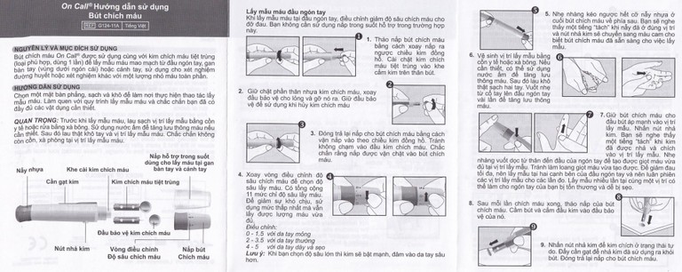 Máy đo đường huyết On Call Plus ACON - không kèm que