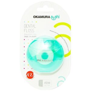 Chỉ nha khoa Okamura Asahi làm sạch mảng bám thức ăn dư thừa trong kẽ răng (40m)