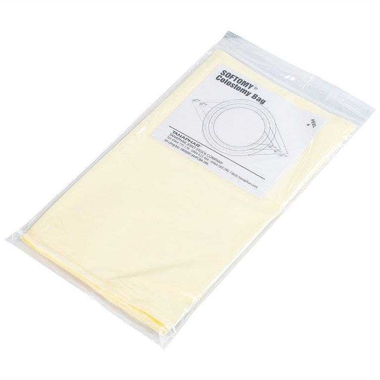 Túi hậu môn nhân tạo Softomy Tanaphar hỗ trợ cho việc bài tiết ở những người bệnh về hệ bài tiết (100 cái)