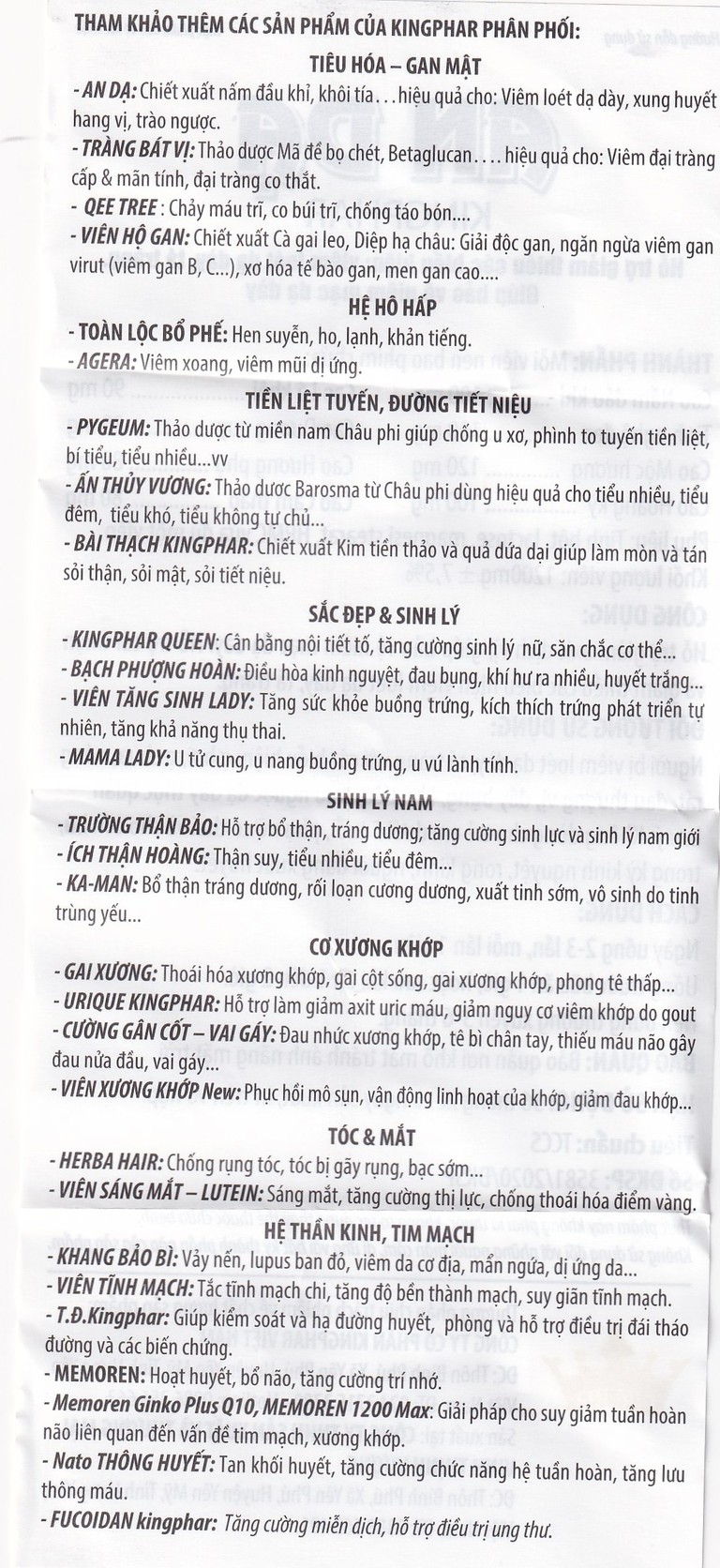 Viên uống An Dạ Kingphar hỗ trợ giảm chứng đau rát vùng thượng vị, xung huyết hang vị (60 viên)