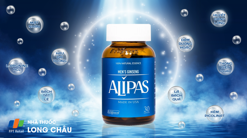 Viên uống tăng cường sinh lực phái mạnh Alipas New Ecogreen 30 viên 1