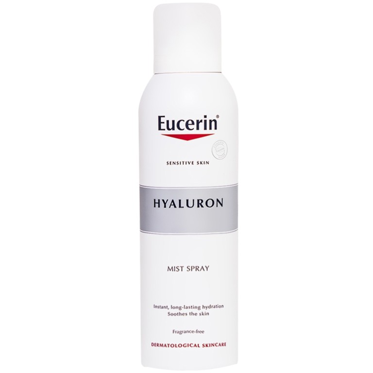 Xịt khoáng Eucerin Hyaluron Mist Spray cung cấp độ ẩm, làm dịu da (150ml)