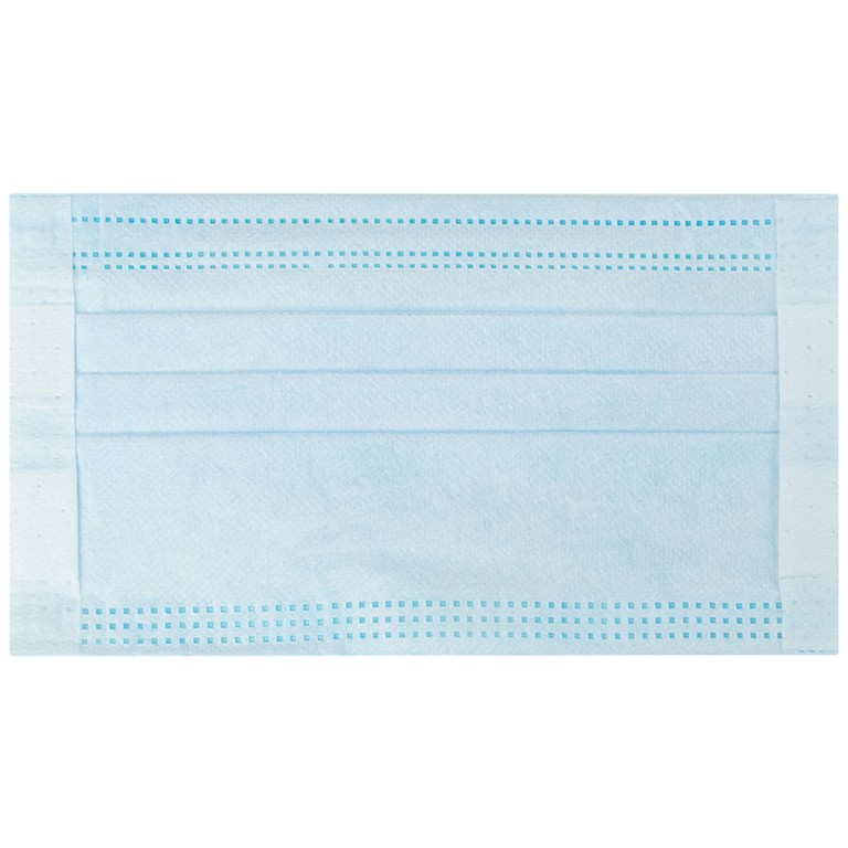 Khẩu trang y tế Safefit màu xanh 4 lớp hỗ trợ ngăn khói, bụi, kháng khuẩn (50 cái)