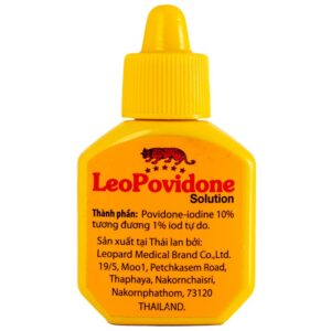 Dung dịch LeoPovidone 10% điều trị các vết thương và ngăn ngừa nhiễm khuẩn (15ml)