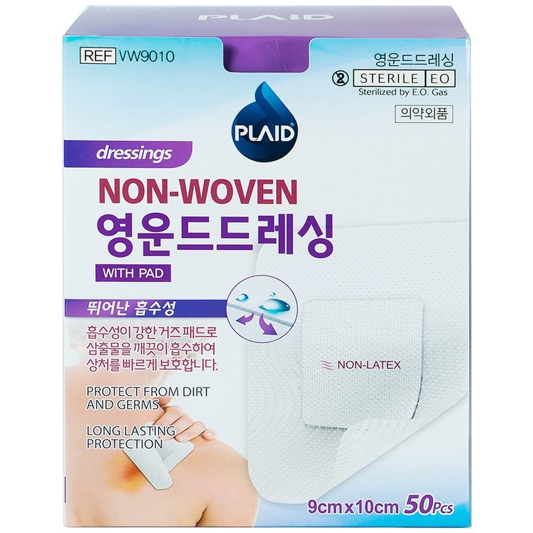 Băng gạc vô trùng Non-Woven Wound Dressing 9cm x 10cm Young Chemical hỗ trợ bảo vệ vết thương (50 miếng)