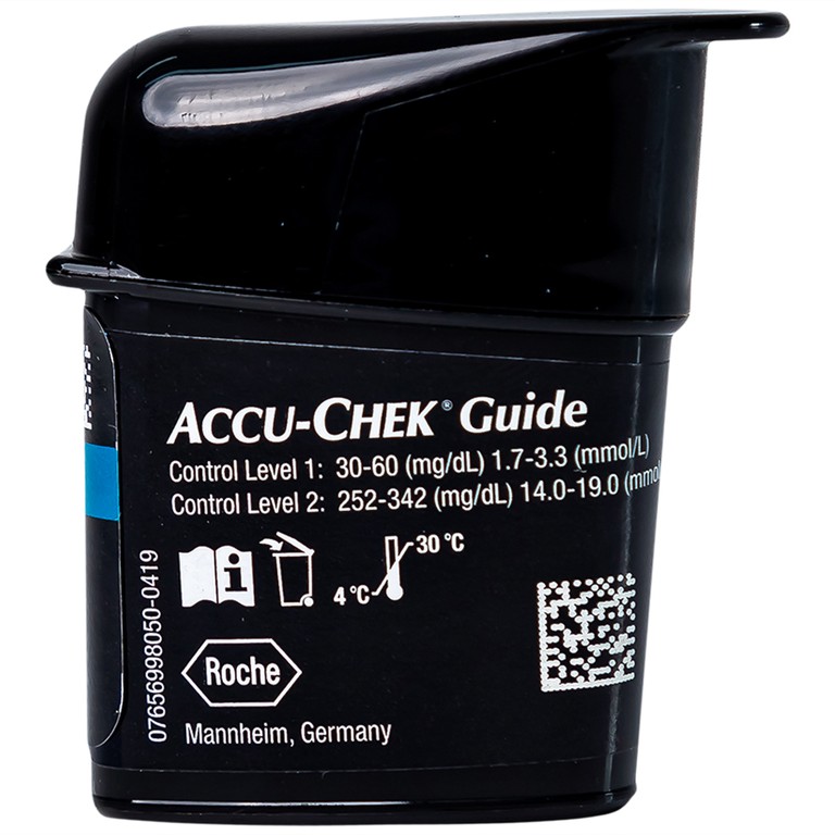 Que thử đường huyết Accu-Chek Guide theo dõi đường huyết (25 que)