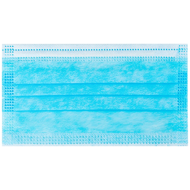 Khẩu trang y tế Naturecare màu xanh 3 lớp hỗ trợ ngăn khói, bụi, kháng khuẩn (50 cái)