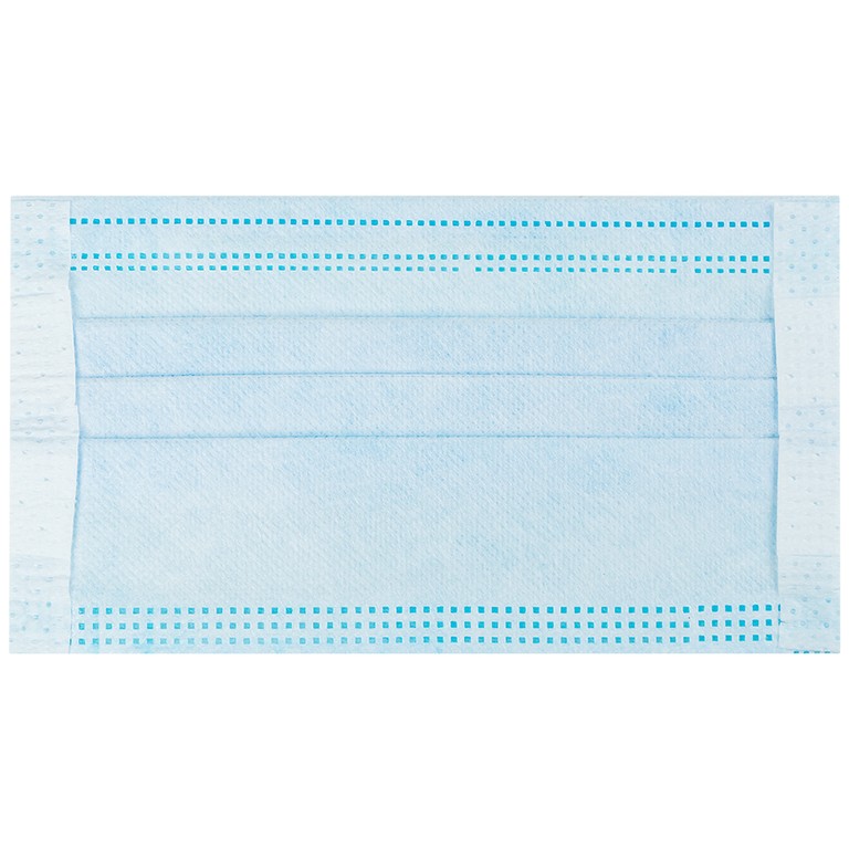 Khẩu trang y tế Naturecare màu xanh 3 lớp hỗ trợ ngăn khói, bụi, kháng khuẩn (50 cái)