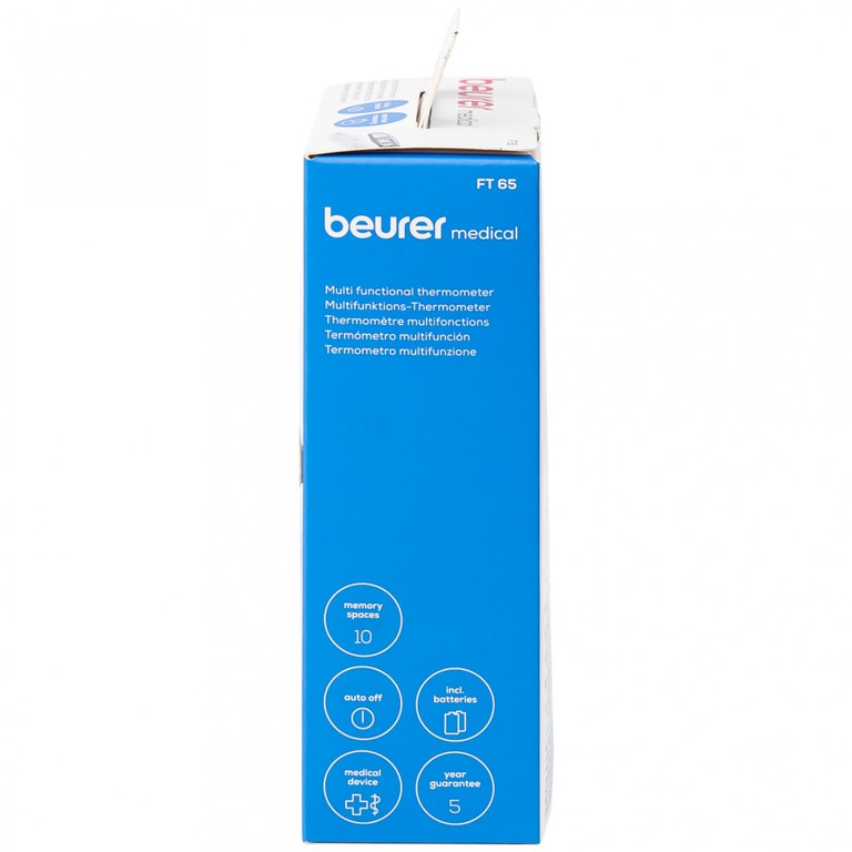Nhiệt kế điện tử Beurer Medical FT65 hỗ trợ đo ở các vị trí tai, trán, cơ thể (1 chiếc)