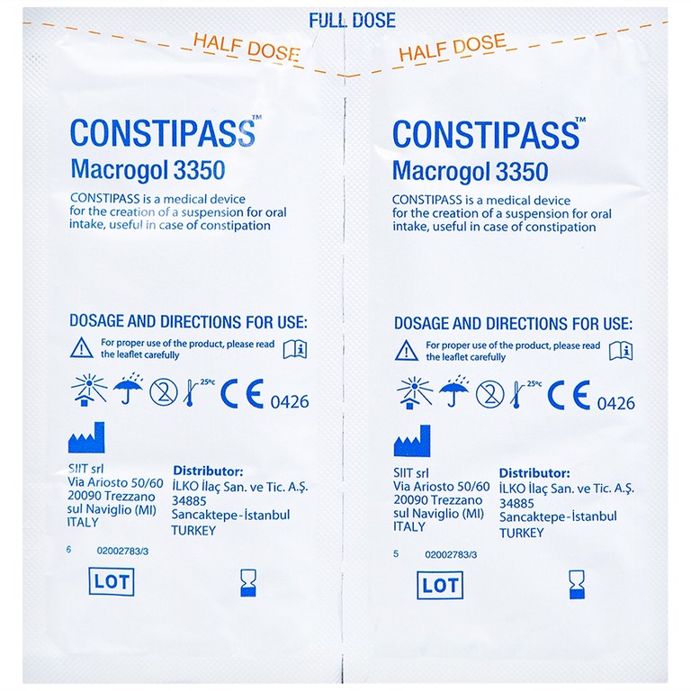 Bột nhuận tràng Constipass Wellcare bổ trợ nhuận tràng, khắc phục chứng táo bón (20 gói)