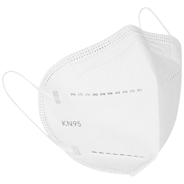 Khẩu trang y tế cao cấp 3Hmask KN95 Vĩnh Tiến màu trắng hỗ trợ ngăn khói, bụi, kháng khuẩn (10 cái)