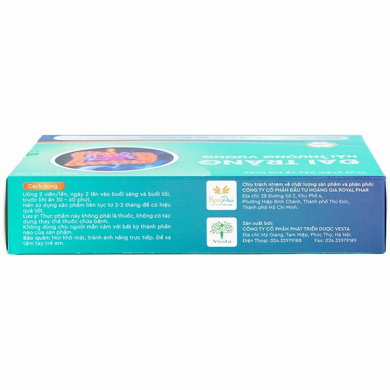 Viên uống Đại Tràng Hải Thượng Vương hỗ trợ kiện tỳ vị, giảm triệu chứng rối loạn tiêu hóa (2 vỉ x 10 viên)