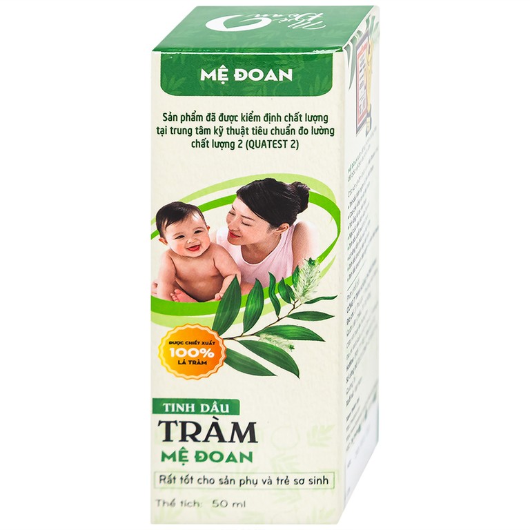 Tinh dầu tràm Mệ Đoan giúp giữ ấm, giảm triệu chứng ho, sổ mũi (50ml)