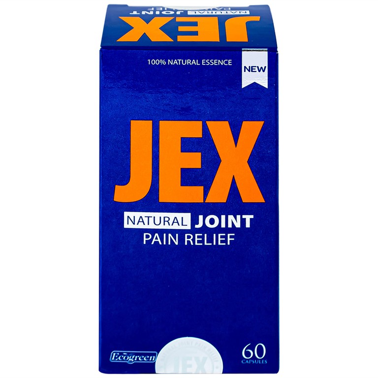 Viên uống Jex Ecogreen hỗ trợ giảm đau trong thoái hoá khớp, viêm khớp (60 viên)