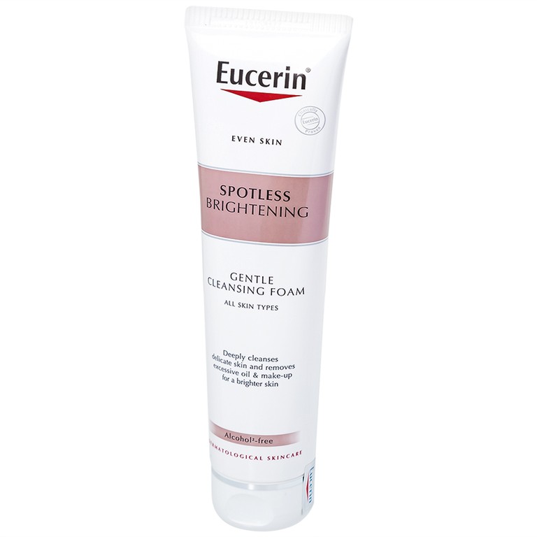 Sữa rửa mặt dịu nhẹ sáng da Eucerin Spotless Brightening Gentle Cleansing Foam dành cho mọi loại da (150ml)