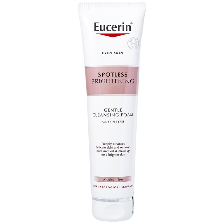 Sữa rửa mặt dịu nhẹ sáng da Eucerin Spotless Brightening Gentle Cleansing Foam dành cho mọi loại da (150ml)