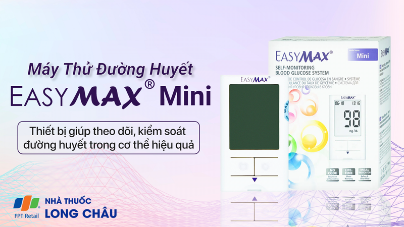 Máy Thử Đường Huyết Easy Max Mini 2