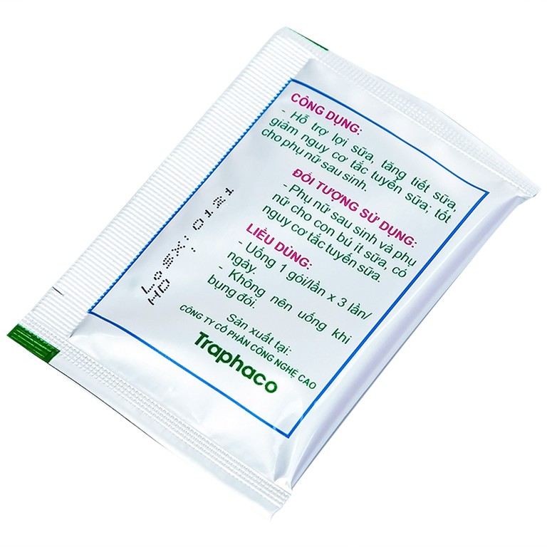 Cốm lợi sữa TT.Galac Traphaco hỗ trợ lợi sữa, tăng tiết sữa, giảm nguy cơ tắc tuyến sữa (20 gói x 3g)