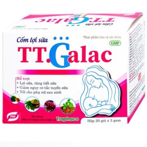 Cốm lợi sữa TT.Galac Traphaco hỗ trợ lợi sữa, tăng tiết sữa, giảm nguy cơ tắc tuyến sữa (20 gói x 3g)