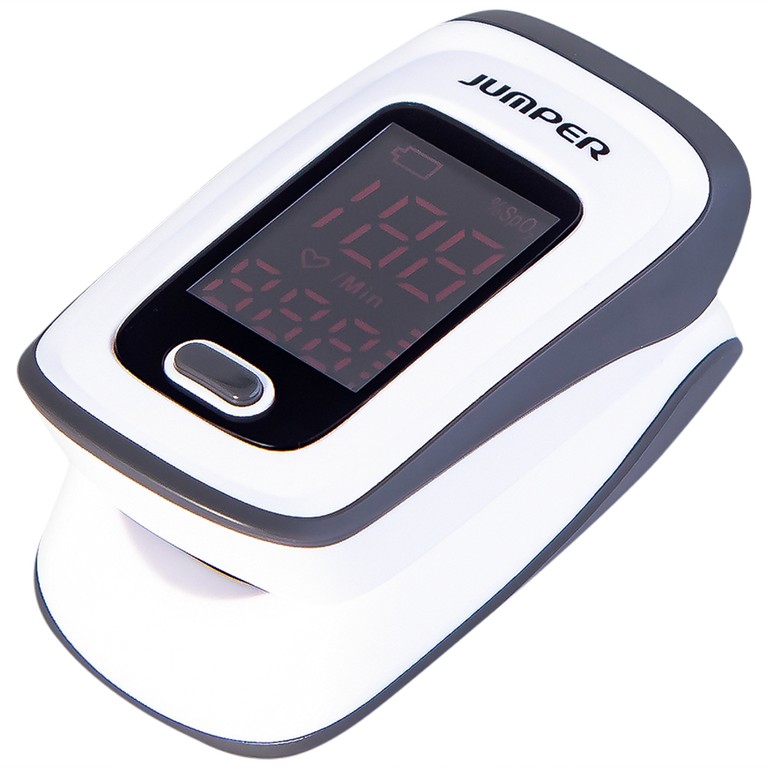 Máy đo nồng độ oxy trong máu Jumper JPD 500E Led thiết kế nhỏ gọn và sử dụng dễ dàng