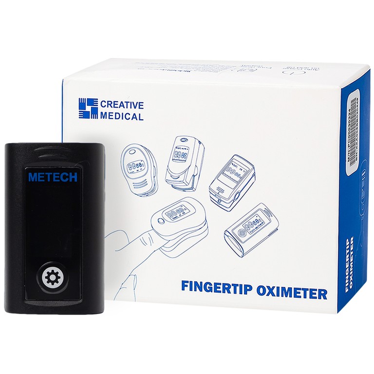 Máy đo nồng độ oxy trong máu SpO2 Metech - PC - 60A hỗ trợ đo nhanh chóng và chính xác