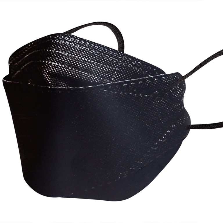 Khẩu trang y tế Hamita Advanced 4D Mask màu đen hỗ trợ ngăn khói, bụi, kháng khuẩn (5 cái)