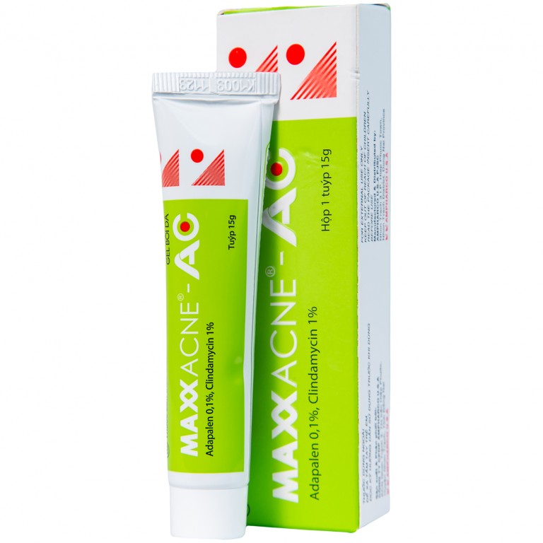 Gel bôi da Maxx Acne-AC Ampharco U.S.A điều trị mụn trứng cá (15g)