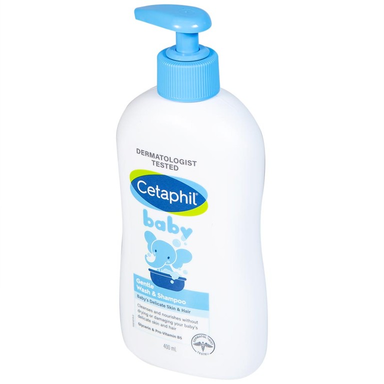 Sữa tắm gội em bé Cetaphil Baby Gentle Wash and Shampoo dịu nhẹ (400ml)