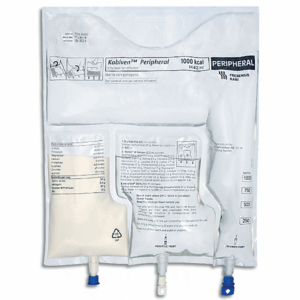 Nhũ tương truyền tĩnh mạch Kabiven Peripheral 1000kcal Fresenius Kabi gồm glucose, acid amin, intralipid (1440ml)
