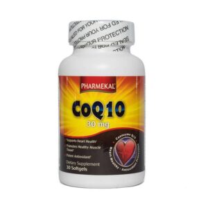 Viên uống CoQ10 30mg Pharmekal giảm quá trình oxy hóa, hỗ trợ sức khỏe cho tim (30 viên)