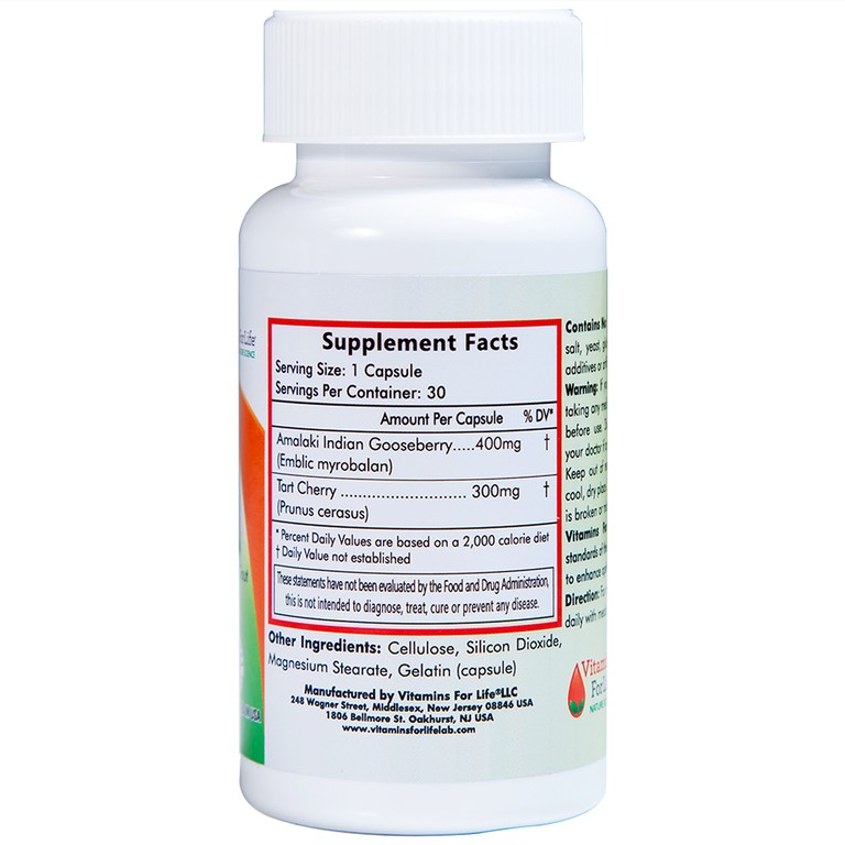 Viên uống Gout Aid Vitamins For Life hỗ trợ giảm triệu chứng ở người bị gout (30 viên)