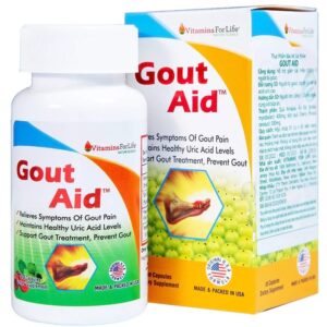 Viên uống Gout Aid Vitamins For Life hỗ trợ giảm triệu chứng ở người bị gout (30 viên)
