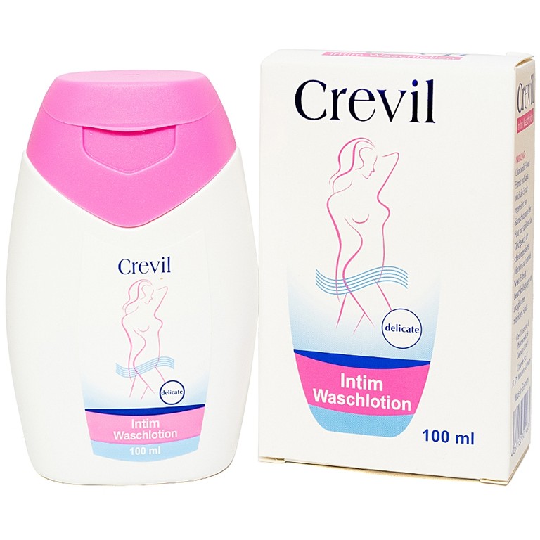 Dung dịch vệ sinh phụ nữ Crevil Intim Waschlotion chống viêm, cân bằng pH (100ml)