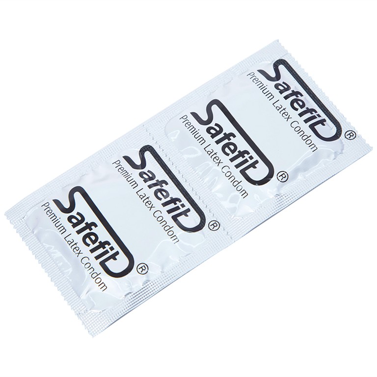 Bao cao su Safefit Comfortable S52 không mùi khó chịu, độ bền cao, khả năng co giãn tốt, chất bôi trơn (12 cái)