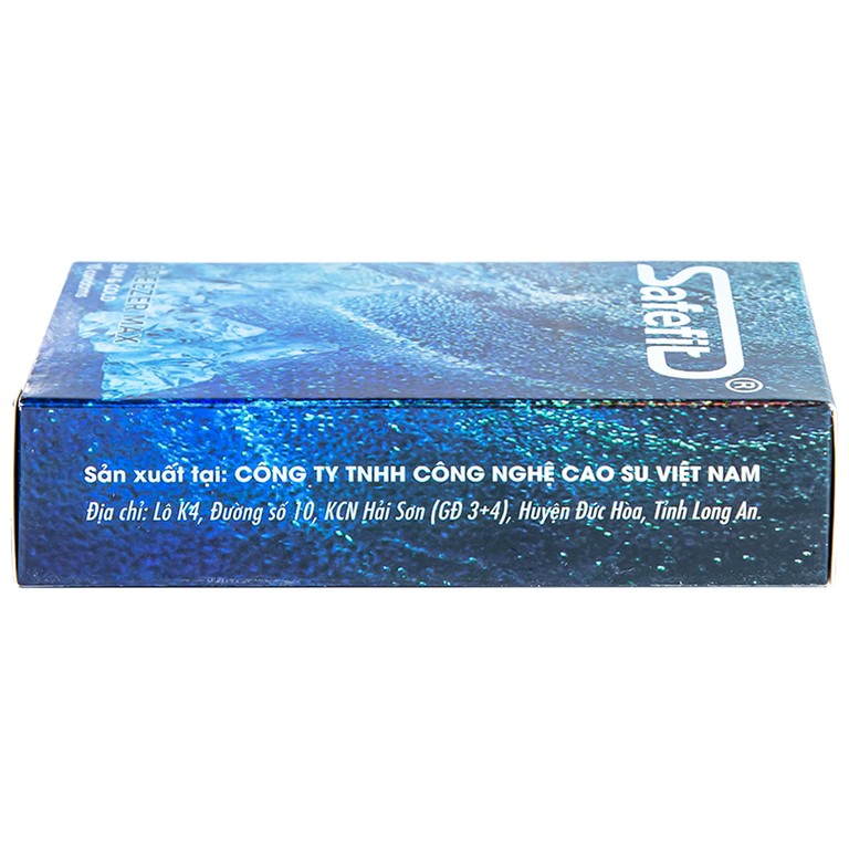 Bao cao su Safefit Freezer Max S52 chứa nhiều gel làm mát, kéo dài thời gian (10 cái)