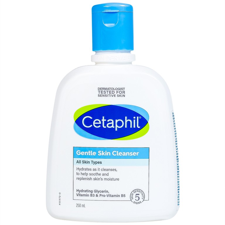 Sữa rửa mặt Cetaphil Gentle Cleanser dành cho da nhạy cảm (250ml)
