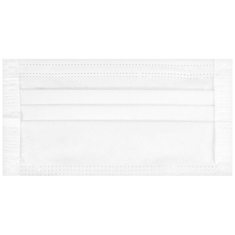 Khẩu trang y tế Naturecare màu trắng 3 lớp hỗ trợ ngăn khói, bụi, kháng khuẩn (50 cái)