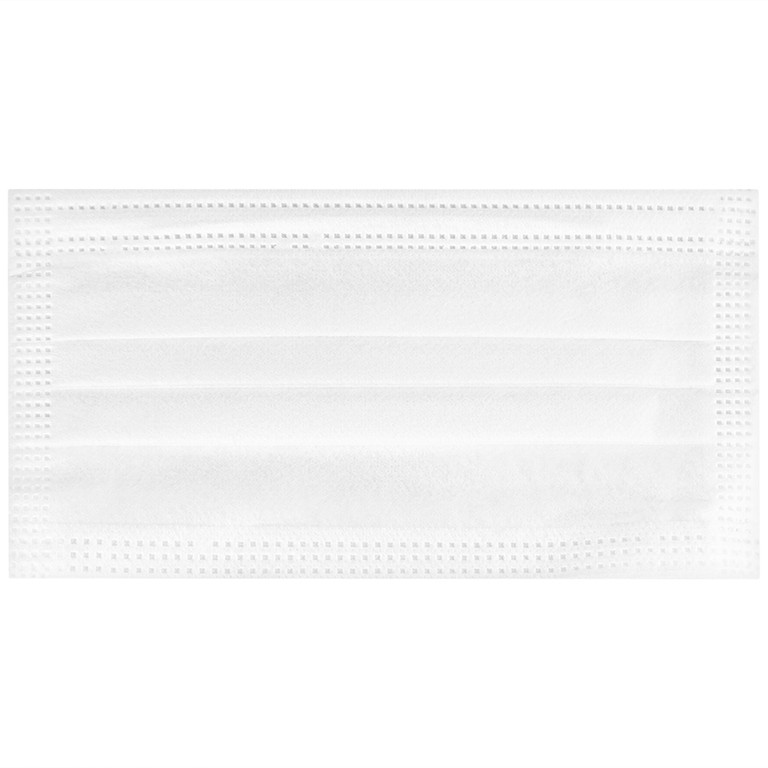 Khẩu trang y tế Naturecare màu trắng 3 lớp hỗ trợ ngăn khói, bụi, kháng khuẩn (50 cái)
