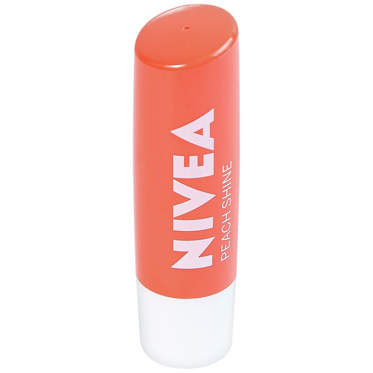 Son dưỡng ẩm Nivea Peach Shine 4.8g dưỡng môi mềm mại (4.8g)