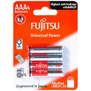 Pin Fujitsu Alkaline LR03 (4B) FU-W-FI - AAA (Vỉ 4 cục)