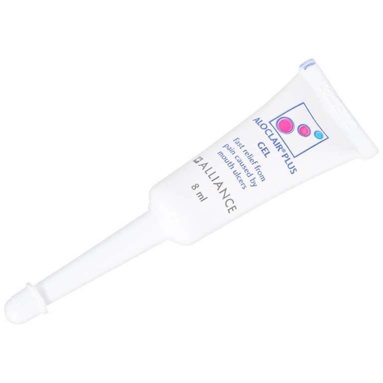 Gel bôi Aloclair Plus Gel giảm đau, kháng viêm và lành viêm loét khoang miệng (8ml)