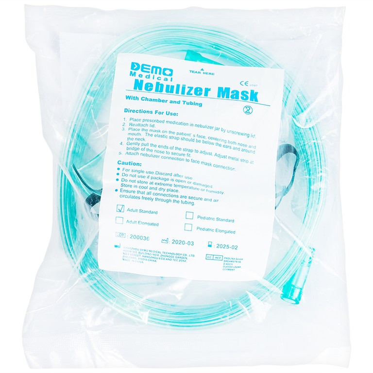 Mặt nạ xông khí dung Nebulizer Mask (1 cái)